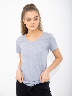 Футболка/Модная/Базовая/стильная/женская/летняя/хлопковая/однотонная/белая