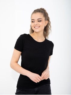 Футболка/Модная/Базовая/стильная/женская/летняя/хлопковая/однотонная/белая