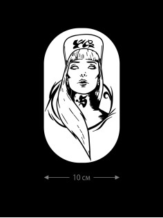 Наклейка на авто Медсестра / Оригинальная наклейка на машину Медсестра