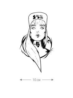 Наклейка на авто Медсестра / Оригинальная наклейка на машину Медсестра