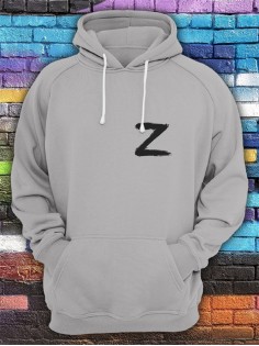Худи Z мужское/черные/армия России/с принтом z/со знаком z/ с надписью/своих не бросаем/военный