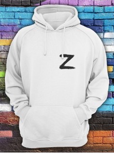 Худи женское с принтом со знаком z