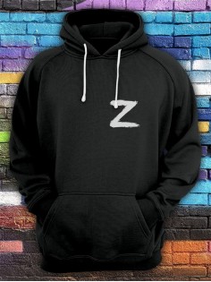 Худи женское с принтом со знаком z