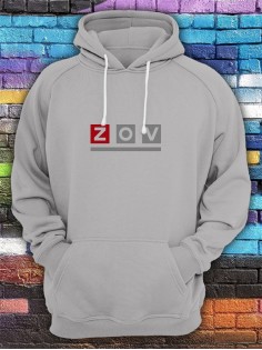 Худи Z O V мужское/армия России/с принтом z/со знаком z/ с надписью/своих не бросаем/военный