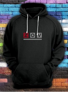 Худи Z O V мужское/армия России/с принтом z/со знаком z/ с надписью/своих не бросаем/военный