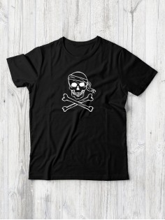 Футболка мужская с черепом базовая