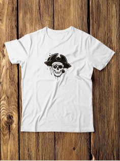 Футболка мужская с черепом базовая оверсайз с рисунком с надписью с принтом черепа