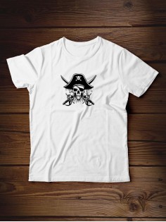 Футболка мужская с черепом базовая оверсайз с рисунком с надписью с принтом черепа