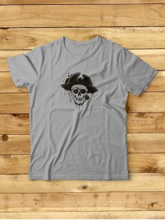 Футболка мужская с черепом базовая оверсайз с рисунком с надписью с принтом черепа