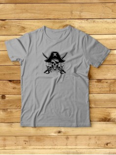 Футболка мужская с черепом базовая оверсайз с рисунком с надписью с принтом черепа