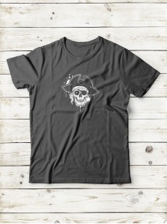 Футболка мужская с черепом базовая оверсайз с рисунком с надписью с принтом черепа