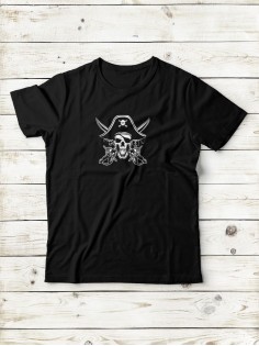 Футболка мужская с черепом базовая оверсайз с рисунком с надписью с принтом черепа