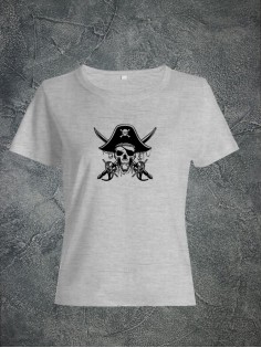 Футболка женская с черепом базовая оверсайз с рисунком с надписью с принтом черепа