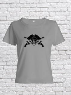 Футболка женская с черепом базовая оверсайз с рисунком с надписью с принтом черепа