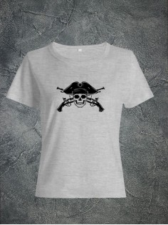 Футболка женская с черепом базовая оверсайз с рисунком с надписью с принтом черепа