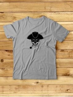 Футболка мужская с черепом базовая оверсайз с рисунком с надписью с принтом черепа