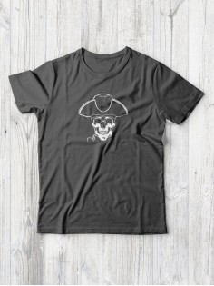 Футболка мужская с черепом базовая оверсайз с рисунком с надписью с принтом черепа