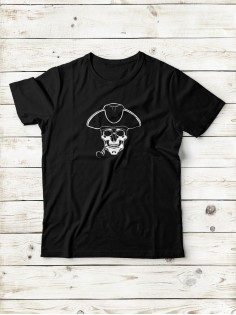 Футболка мужская с черепом базовая оверсайз с рисунком с надписью с принтом черепа