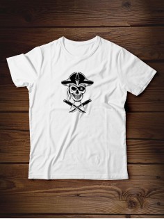 Футболка мужская с черепом базовая оверсайз с рисунком с надписью с принтом черепа