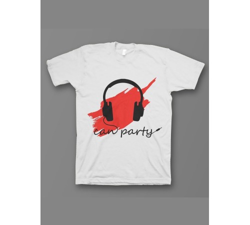 Sharp& Мужская футболка с прикольным принтом "Can party"