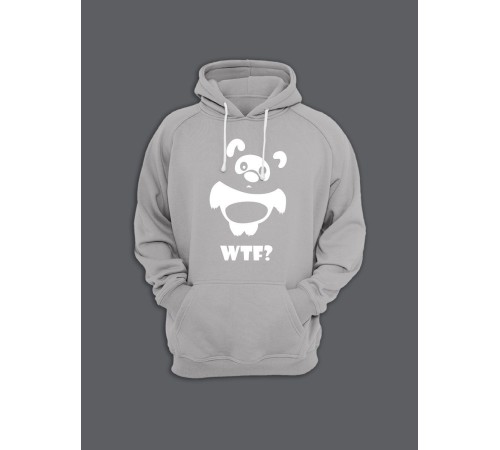 Sharp& Толстовка серая спортивная оверсайз с капюшоном хб