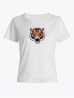 Sharp& Женская футболка с принтом / Футболка с тигром