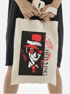 Sharp& Сумка шоппер бежевый Аниме женская