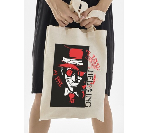 Sharp& Сумка шоппер бежевый Аниме женская