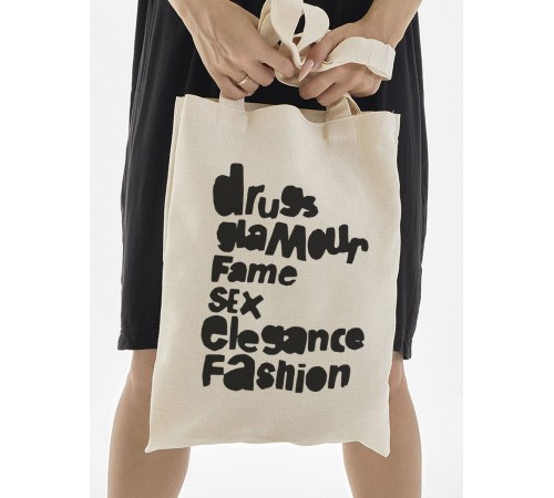 Sharp& Сумка шоппер бежевый Аниме женская