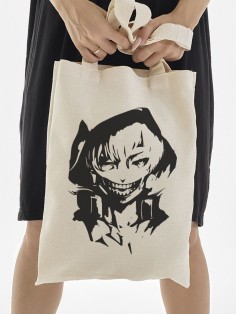 Sharp& Сумка шоппер бежевый Аниме женская