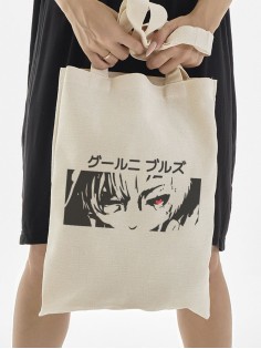Sharp& Сумка шоппер бежевый Аниме женская