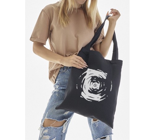 "Толстовки, свитшоты и худи Sharp&Shop" Сумка шоппер черный Аниме женская