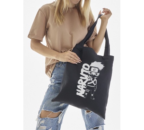 "Толстовки, свитшоты и худи Sharp&Shop" Сумка шоппер черный Аниме женская