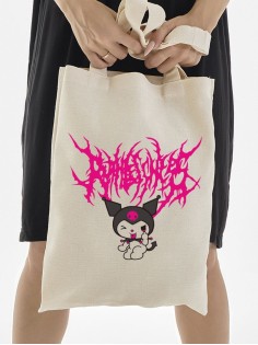 "Толстовки, свитшоты и худи Sharp&Shop" Сумка шоппер бежевый Аниме женская