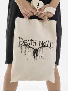 "Толстовки, свитшоты и худи Sharp&Shop" Сумка шоппер бежевый Аниме женская