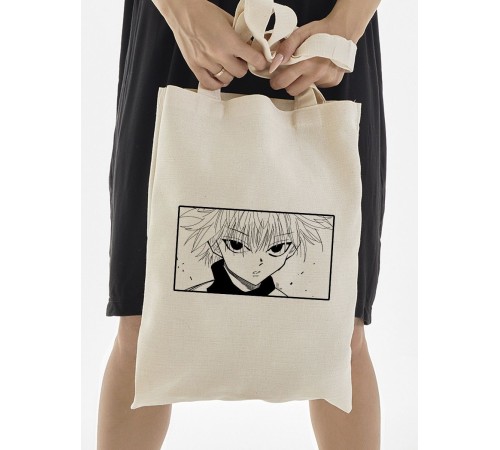 "Толстовки, свитшоты и худи Sharp&Shop" Сумка шоппер бежевый Аниме женская