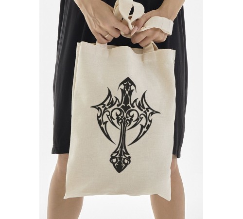 "Толстовки, свитшоты и худи Sharp&Shop" Сумка шоппер бежевый Аниме женская