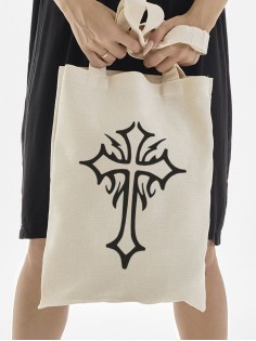 "Толстовки, свитшоты и худи Sharp&Shop" Сумка шоппер бежевый Аниме женская