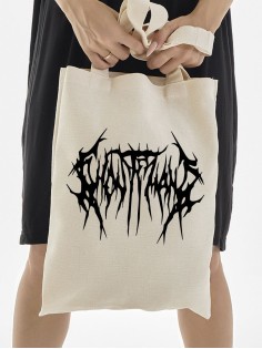 "Толстовки, свитшоты и худи Sharp&Shop" Сумка шоппер бежевый Аниме женская