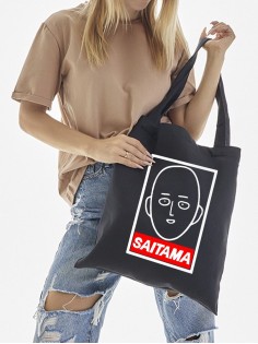 "Толстовки, свитшоты и худи Sharp&Shop" Сумка шоппер черный Аниме женская