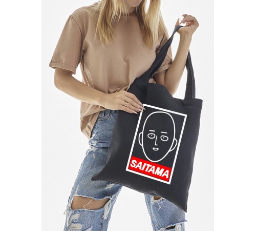 "Толстовки, свитшоты и худи Sharp&Shop" Сумка шоппер черный Аниме женская