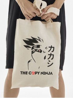 "Толстовки, свитшоты и худи Sharp&Shop" Сумка шоппер бежевый Аниме женская