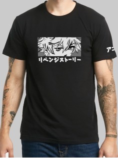 "Толстовки, свитшоты и худи Sharp&Shop" Футболка Аниме мужская женская чёрная