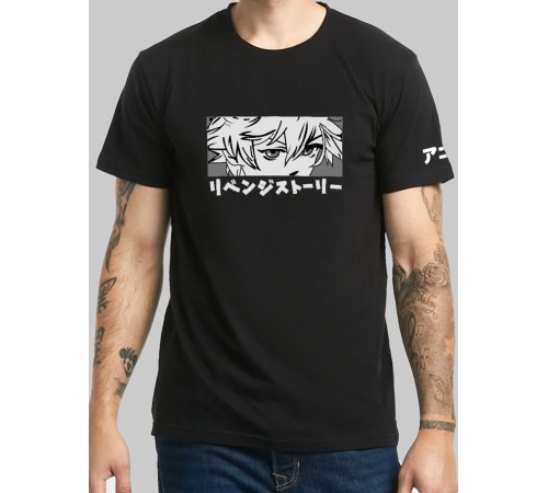 "Толстовки, свитшоты и худи Sharp&Shop" Футболка Аниме мужская женская чёрная