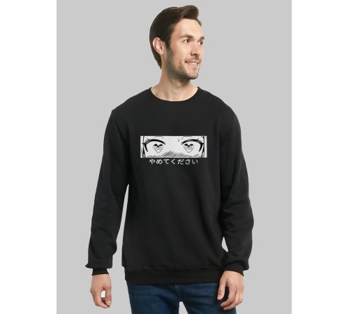 "Толстовки, свитшоты и худи Sharp&Shop" Свитшот Аниме мужской женский чёрный