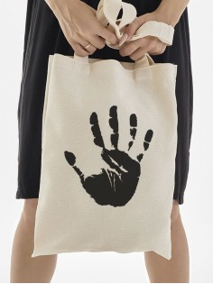 "Толстовки, свитшоты и худи Sharp&Shop" Сумка шоппер бежевый Аниме женская