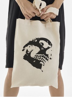 "Толстовки, свитшоты и худи Sharp&Shop" Сумка шоппер бежевый Аниме женская