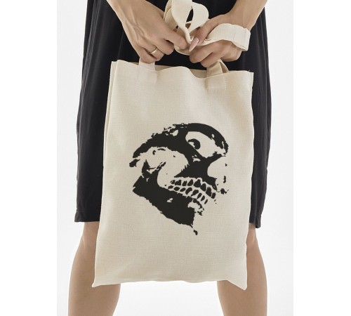 "Толстовки, свитшоты и худи Sharp&Shop" Сумка шоппер бежевый Аниме женская