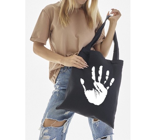 "Толстовки, свитшоты и худи Sharp&Shop" Сумка шоппер черный Аниме женская