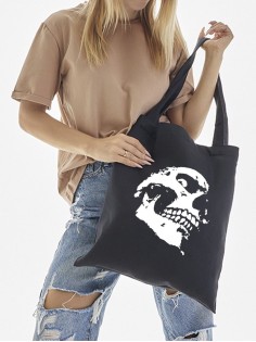 "Толстовки, свитшоты и худи Sharp&Shop" Сумка шоппер черный Аниме женская